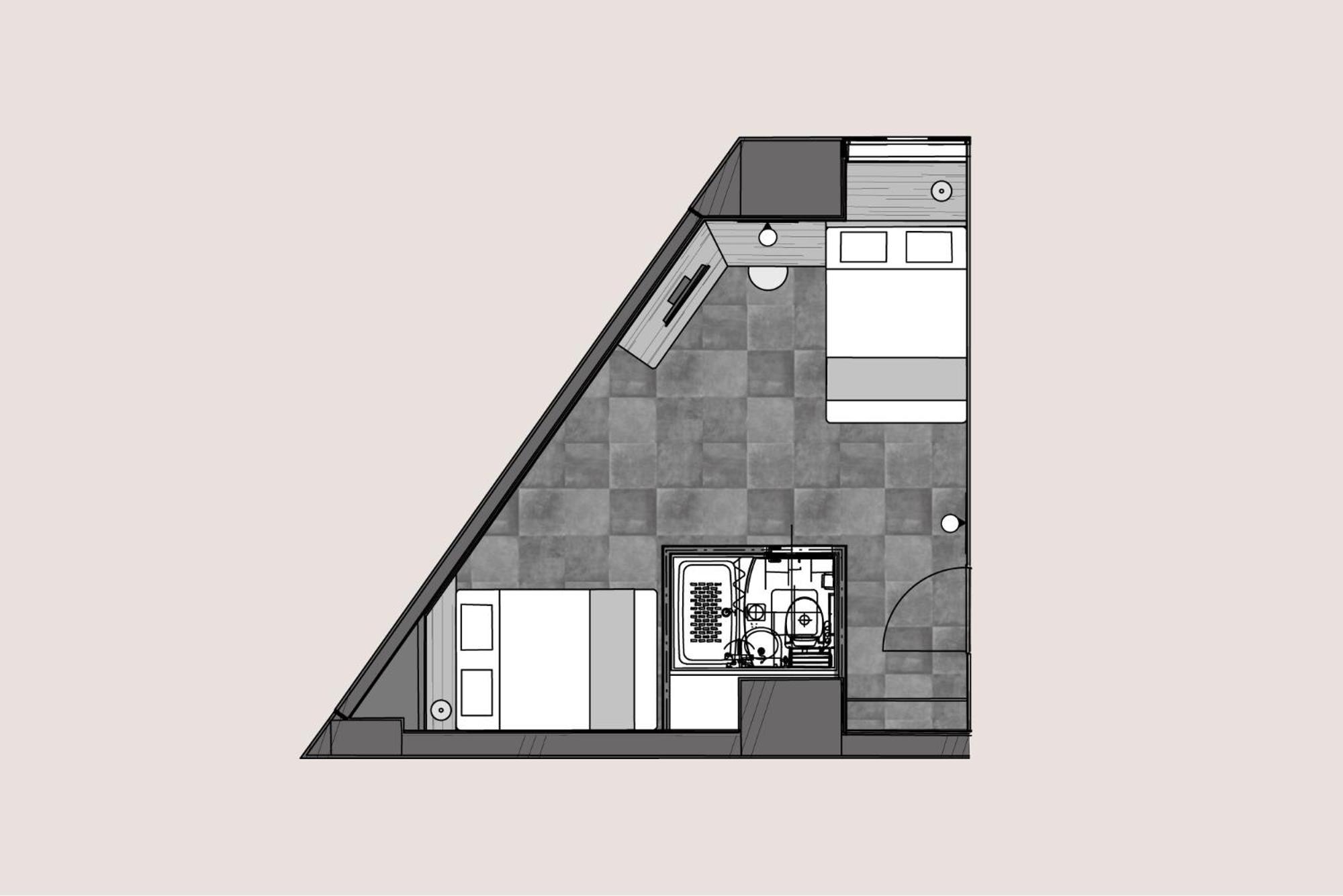Hotel Mei Fukuoka Tenjin Bilik gambar