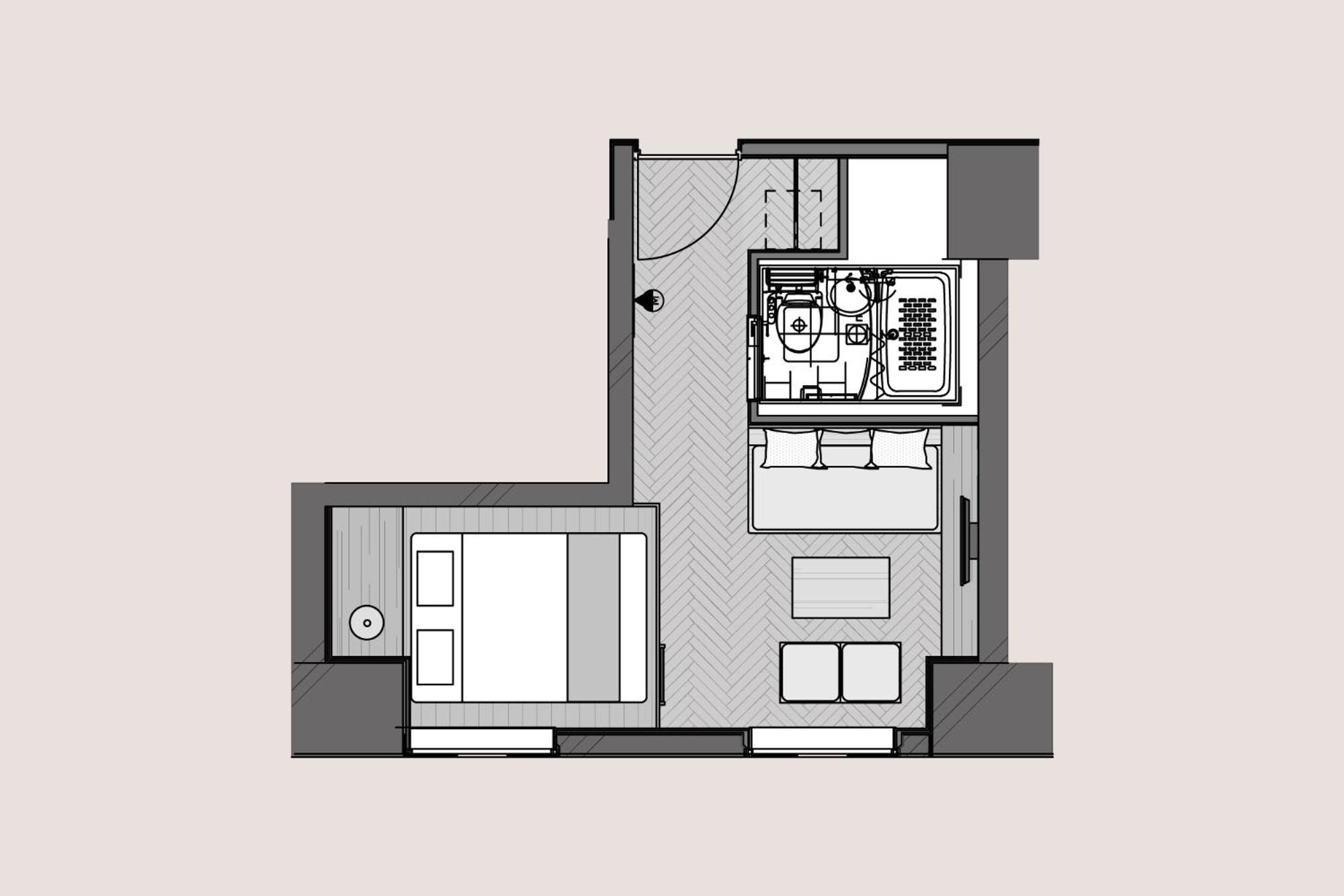 Hotel Mei Fukuoka Tenjin Bilik gambar